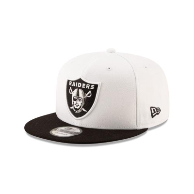 Las Vegas Raiders Gorra | New Era NFL Two Tone 9fifty Snapback Cap Mexico - Blancos